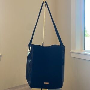 Carolina Herrea Black Velvet Good Girl Shoulder Bag, MSRP $220